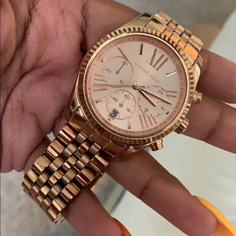 Rose Gold MK Watch Women’s